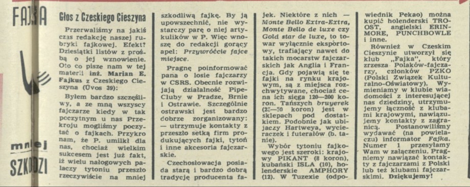 Głos z Czeskiego Cieszyna