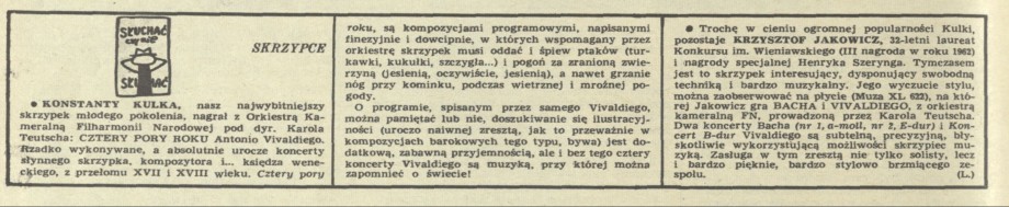 Słuchać czy nie słuchać?