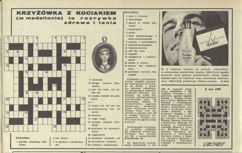 Krzyżówka z kociakiem