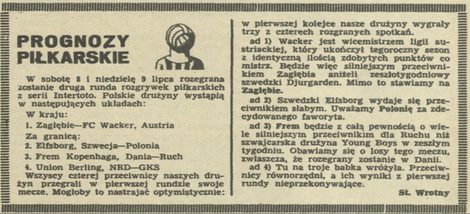 Prognozy piłkarskie