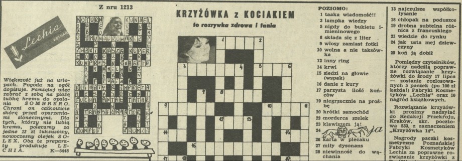 Krzyżówka z kociakiem