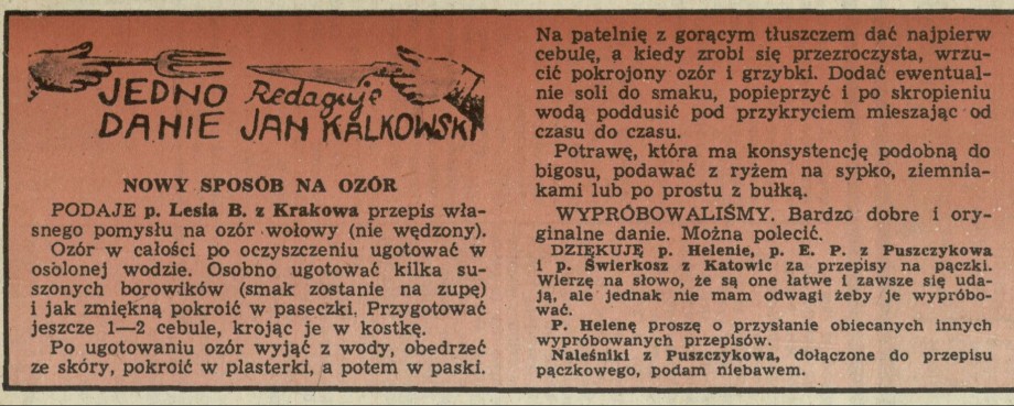 Nowy sposób na ozór