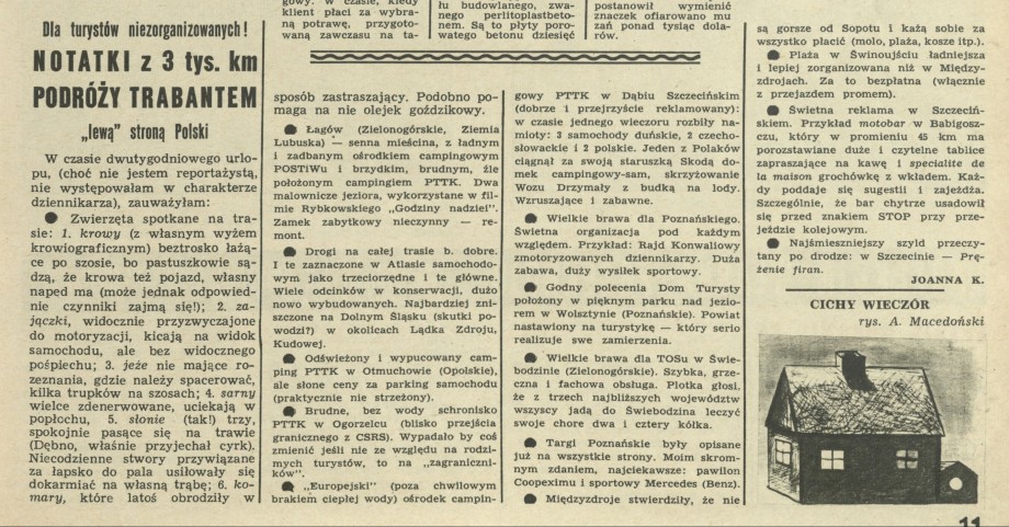 Dla turystów niezorganizowanych! Notatki z 3 tys. km podróży trabantem
