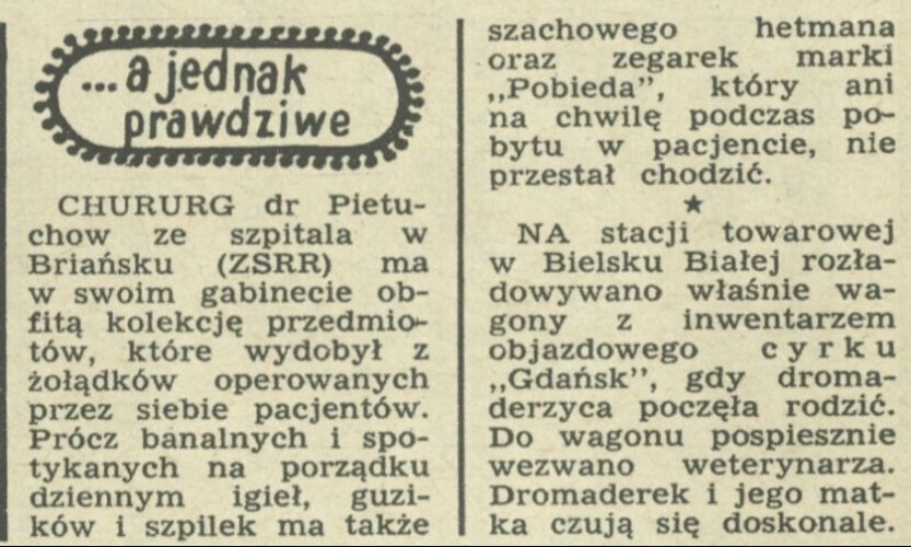 ...a jednak prawdziwe