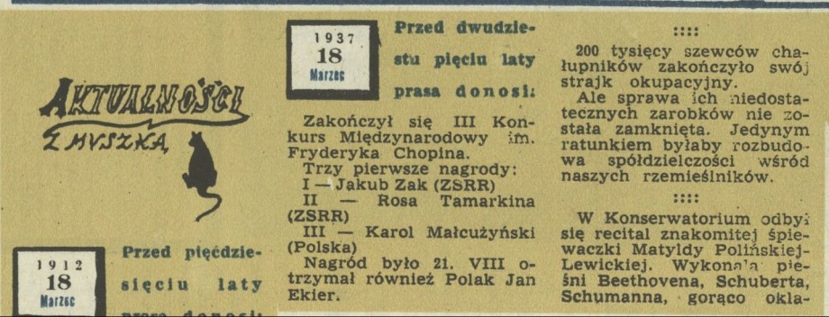 Aktualności z myszką