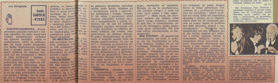 Demokratyczny savoir-vivre