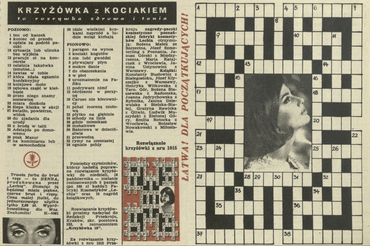 Krzyżówka z kociakiem