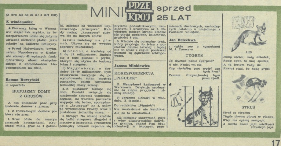 Mini Przekrój sprzed 25 lat