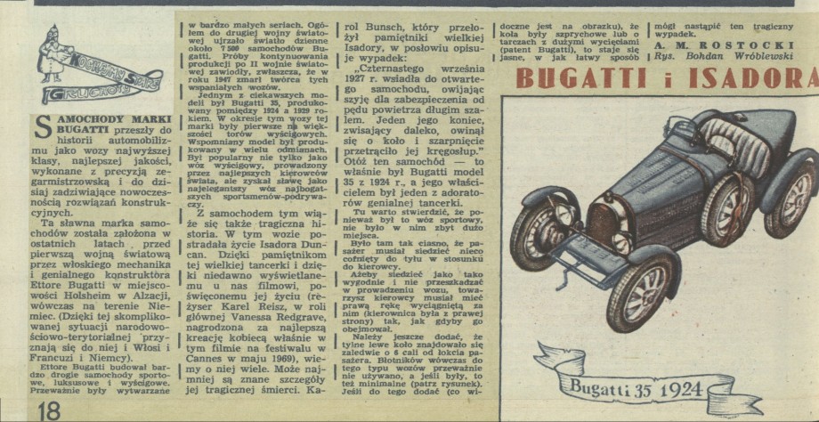 Kochajmy stare gruchoty. Bugatti i Isadora