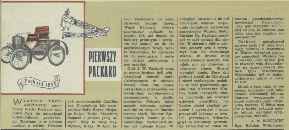 Kochajmy stare gruchoty. Pierwszy Packard