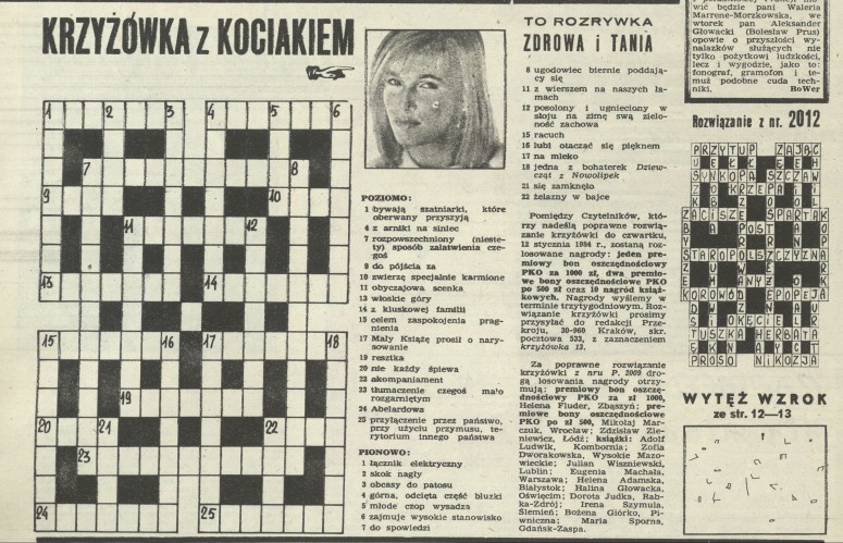 Krzyżówka z kociakiem