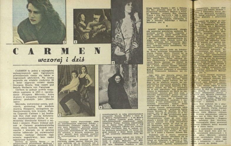 Carmen wczoraj i dziś