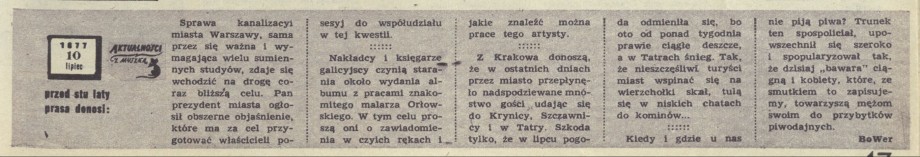 Aktualności z myszką