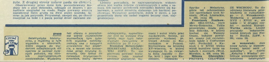 Czytać albo nie czytać?