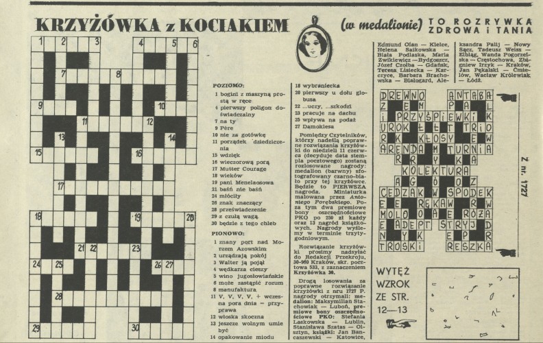 Krzyżówka z kociakiem