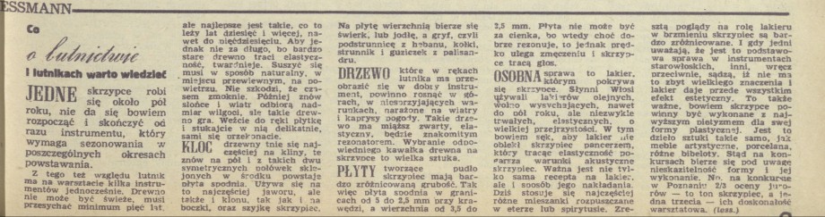 Co o lutnictwie i lutnikach warto wiedzieć