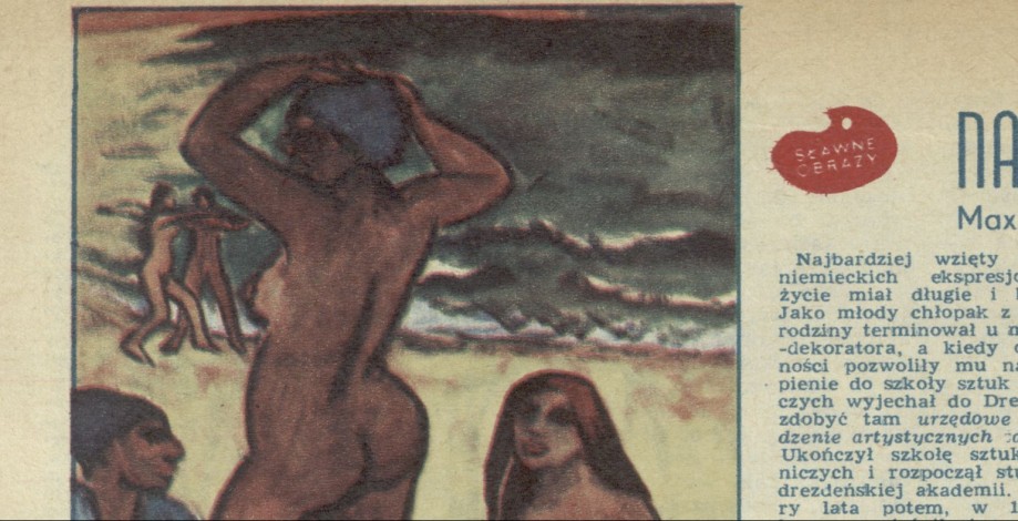 Nagie kobiety na brzegu morza