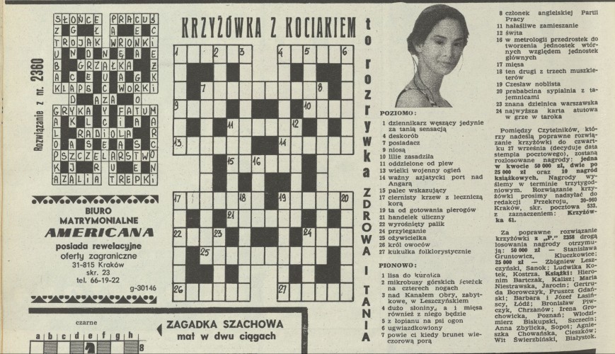 Krzyżówka z kociakiem