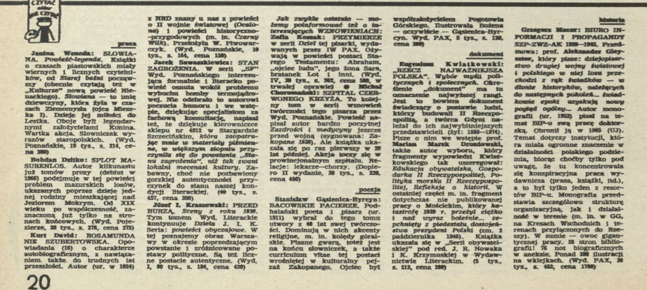 Czytać albo nie czytać