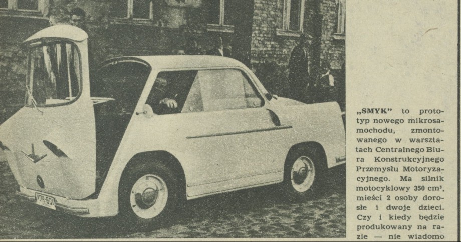 "Smyk" to prototyp nowego mikrosamochodu