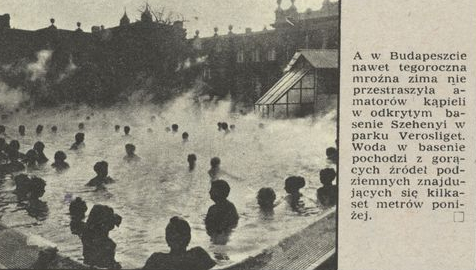 Basen w Szechenyi w Budapeszcie