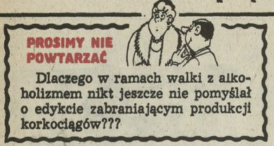 Prosimy nie powtarzać
